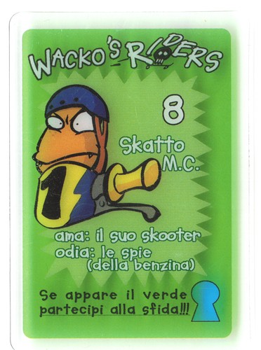T275 wacko card - wacko's,
