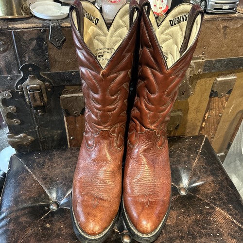 Durango leather cowboy boots - durango,