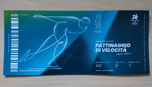 Biglietto ricordo olimpiadi - biglietto,
