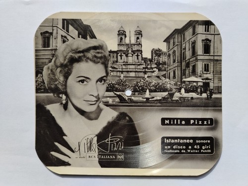 Nilla pizzi cartolina disco - pizzi, cartolina/disco