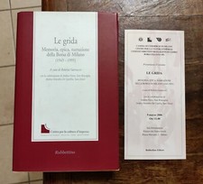 Libro LE GRIDA Narrazione