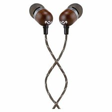 Cuffia ad Auricolare Marley Smile Jamaica con microfono colore Nero, Legno