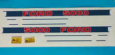 ADESIVI DECALCOMANIE FORD 5000 PER TRATTORI AGRICOLI FORD 5000