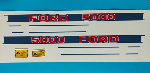 Adesivi decalcomanie ford 5000 - decalcomanie,