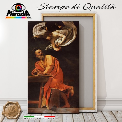 Quadro caravaggio san matteo - matteo, e