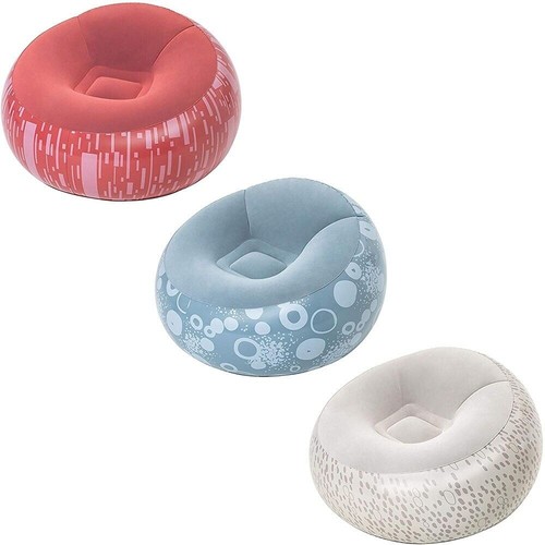 Poltrona gonfiabile pouf rosso