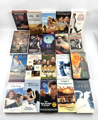 Vhs tapes lot random - random, 20
