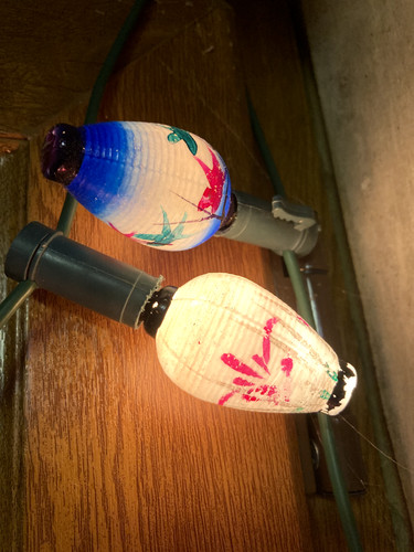 Lampadine natalizie vintage - lampadine,