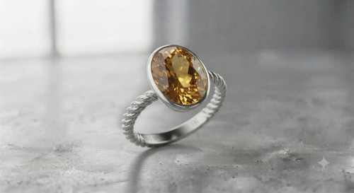 Splendido anello con - , pietre
