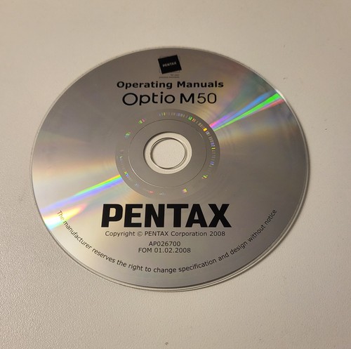 Software pentax manuale - cd,
