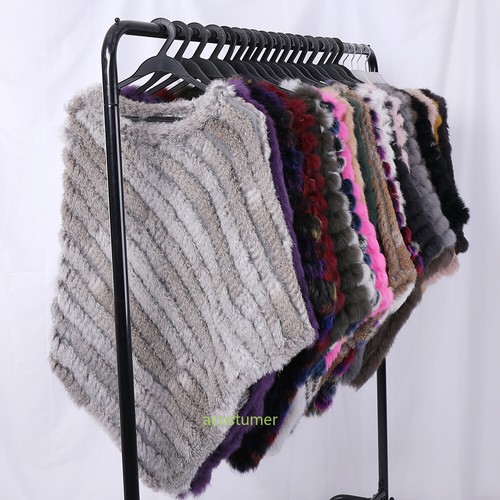 Poncho donna vera pelliccia - , di