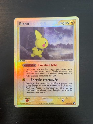 Carte pokémon pichu - pokémon, :