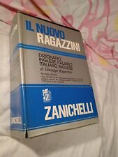 Zanichelli vocabolario inglese / italiano. ( condizioni vissuto )