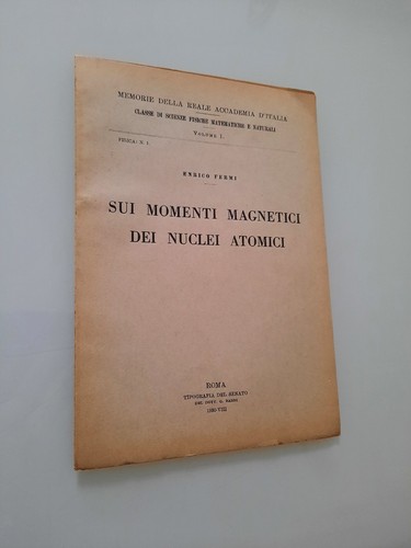 Enrico fermi sui momenti - fermi,