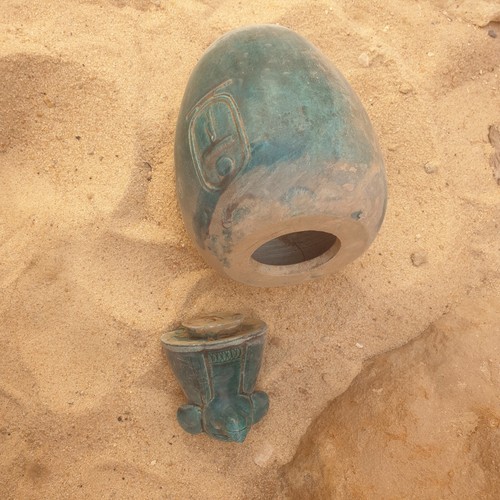Raro antico vaso canopico