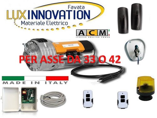 Kit motore serranda asse 33 - ,
