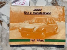 Libretto uso e manutenzione