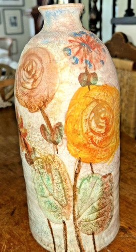 Vaso bottiglia alta ceramica