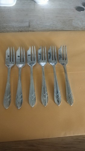 Set forchette pasticceria - 6,