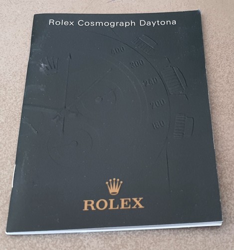 Libretto rolex daytona booklet - libretto,