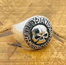 Anello teschio Harley Davidson