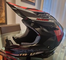 CASCO MOTOCROSS UFO NOS nero/bianco/rosso TAGLIA L