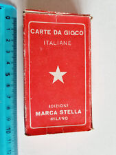 CARTE DA GIOCO PIACENTINE MARCA STELLA COLOSSEO ORIGINAL PLAYING CARDS NEW