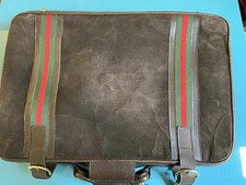 valigia vintage in pelle e