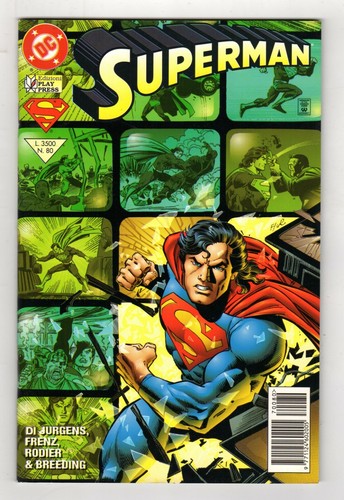 Superman 80 play press - superman, dc