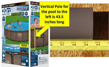 Gamba verticale marrone per