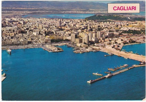 Cagliari panorama dall - cagliari, dall'aereo