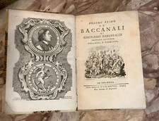 Baruffaldi baccanali lelio - baccanali,