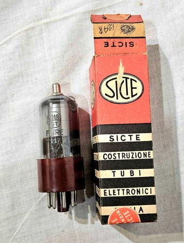 Valvola sicte 12a8 con - 12a8,