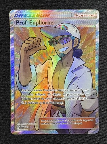 Carte pokémon prof - carte, :