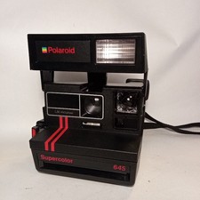 Polaroid 645 Supercolor Vintage anni '80 Funzionante Testata