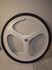 Fixie Fixed-Gear Tri 3-Spoke Rim MH201130W White 25"