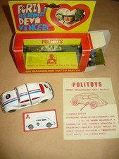 POLITOYS W2 HERBIE VOLKSWAGEN IL MAGGIOLINO TUTTO MATTO MODEL DISNEY FILM