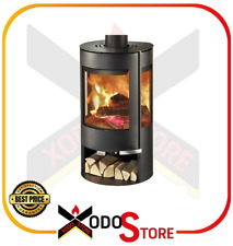Stufa legna tonda 3 lati vetrati ADURO 9.6 - PRONTA CONSEGNA invia mail x sconto