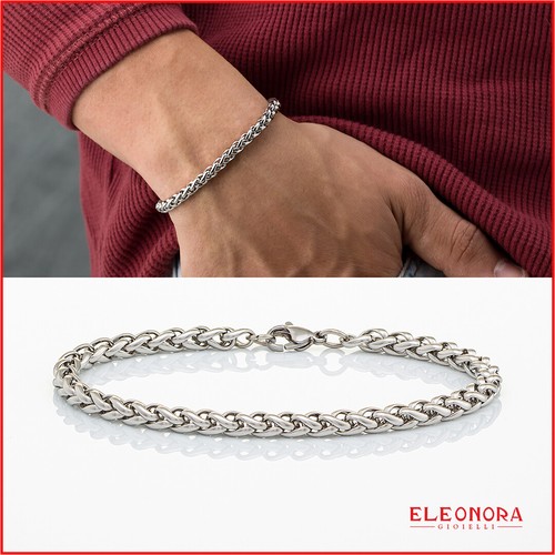 Bracciale uomo acciaio - bracciale,