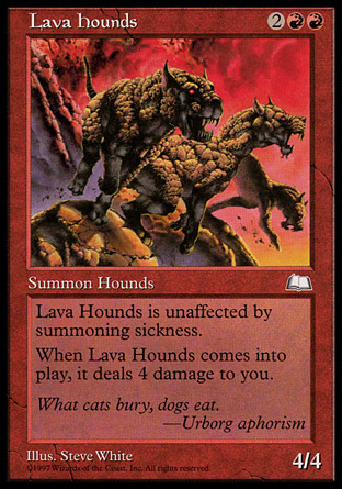 Magic mtg segugi - mtg, lava