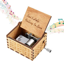 Carillon Legno, Carillon Legno Manovella, Regalo Compleanno Adulti Bambini, Cari