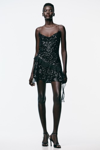 Mini abito zara - mini, paillettes