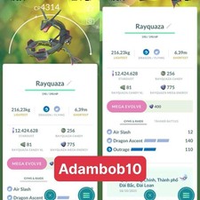 Pokémon Go - Shiny Rayquaza