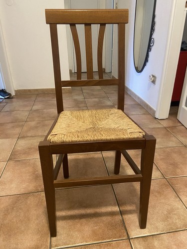 Sedie legno scuro con - sedie, in