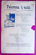 PALOMMA E' NOTTE versi