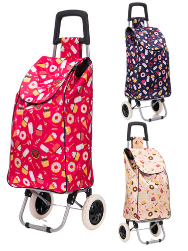Carrello spesa grande ruote - carrello,