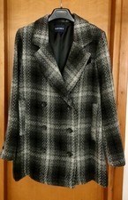 Cappotto doppiopetto BLUE SAND made in Italy tartan - taglia 44