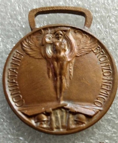 Medaglia coniata nel bronzo - "coniata,