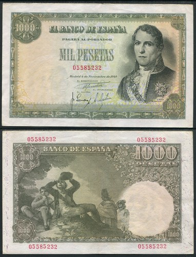 España 1000 pesetas 1949 - ,