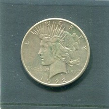 USA, One Dollar 1922, 26,7 grammi argento 900